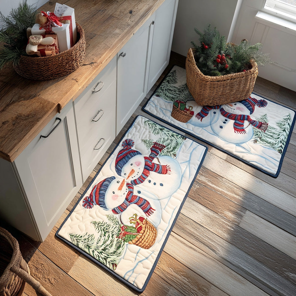 Gentle Winter Spirit Kitchen Area Rug NCU0TD1699