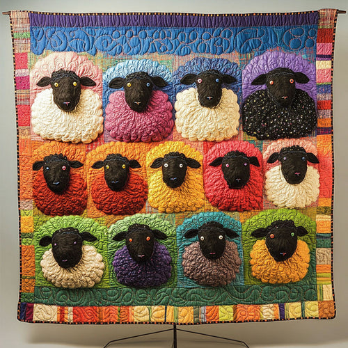 Gentle Wool Haven Quilted Blanket NCU0PT4273