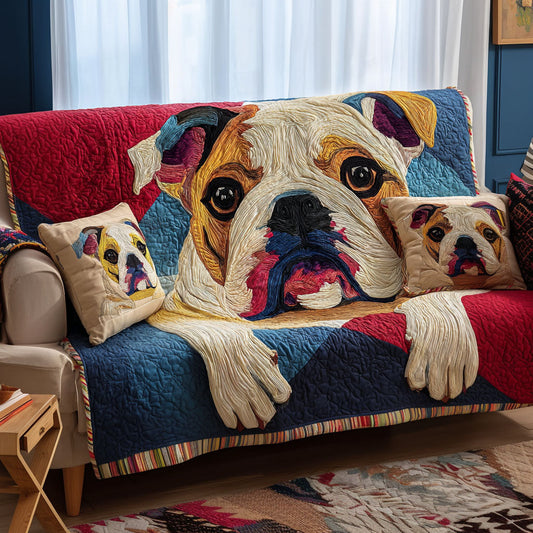 Gentleman Snout Quilted Sofa Cover NCU0PT9921