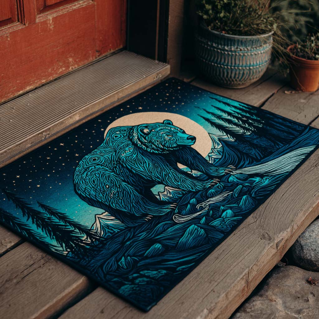 Geo Spirit Bear Doormat NCU0XD1241