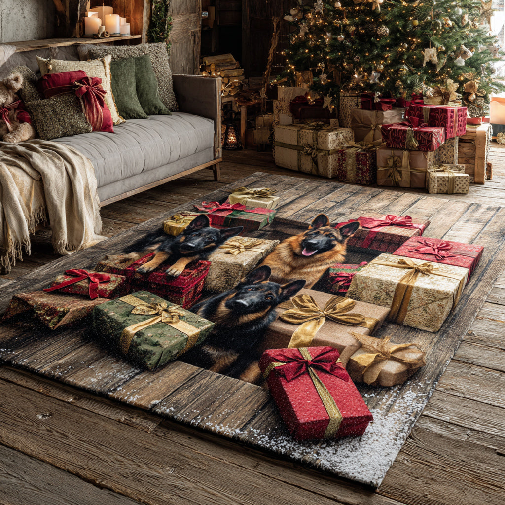 German Shepherd Joy Area Rug NCU0HH1346 – Vantique