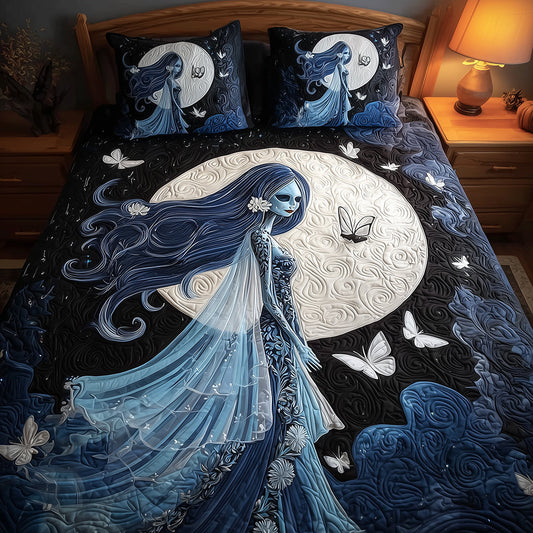 Ghost Bride Quilted Bedding Set NCU0TH3212