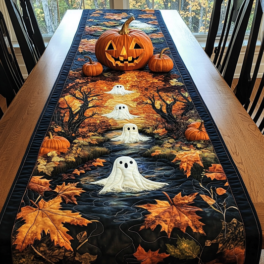 Ghost Garden Quilted Table Runner NCU0DK9319