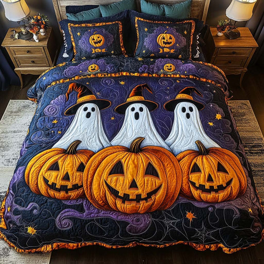 Ghost Whisper 3-Piece Quilted Bedding Set NCU0NT9497