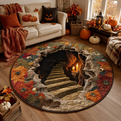 Ghostlight Hollow Quilted Round Mat NCU0PT11860