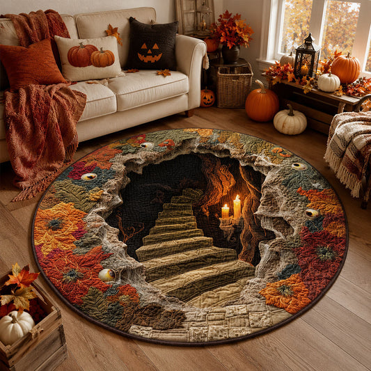 Ghostlight Hollow Quilted Round Mat NCU0PT11860