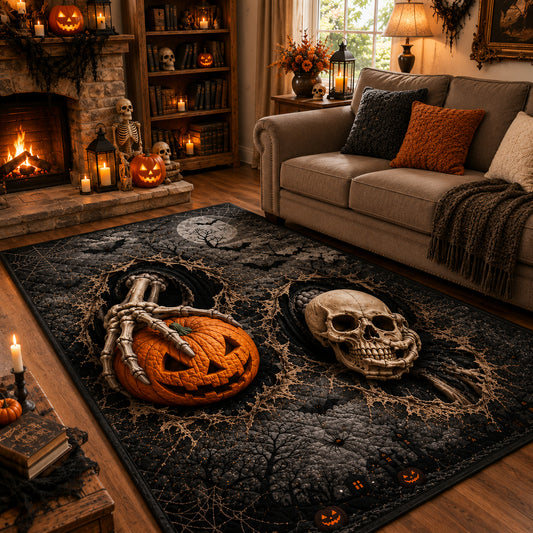 Ghostly Bones Area Rug NCU0PT11811