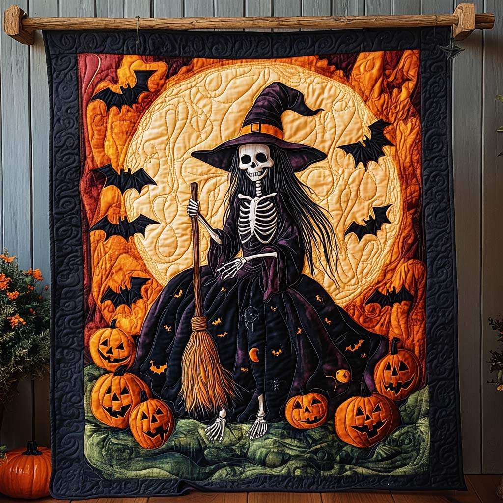 Halloween Quilted Blanket NCU0VT27