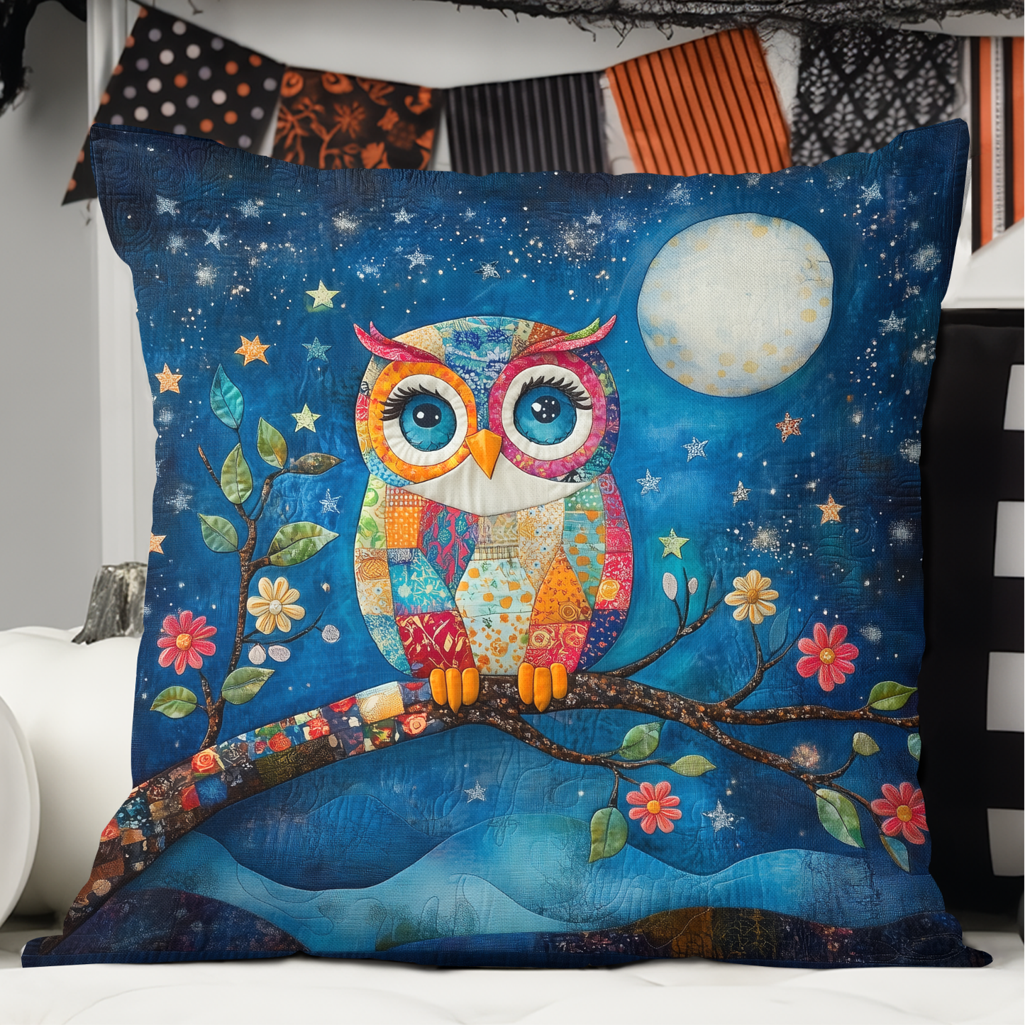 Ghostly Gazers Quilted Pillow Case NCU0DK378