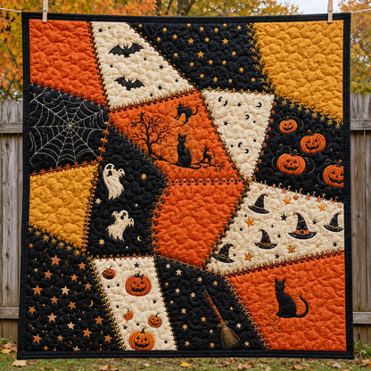 Ghostly Charm Quilted Blanket NCU0TD3025
