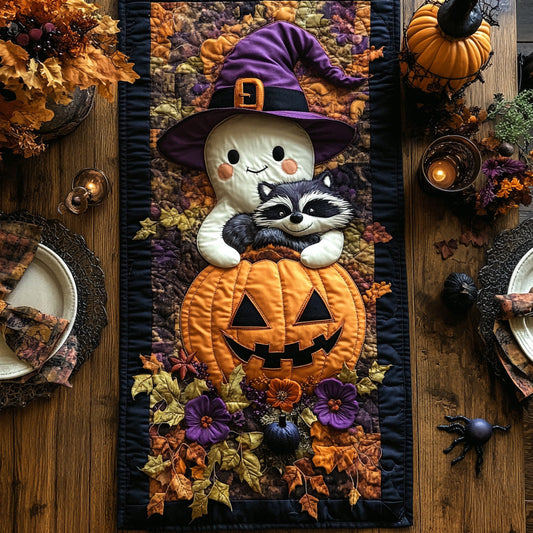 Ghostly Glow Quilted Table Runner NCU0DV7323