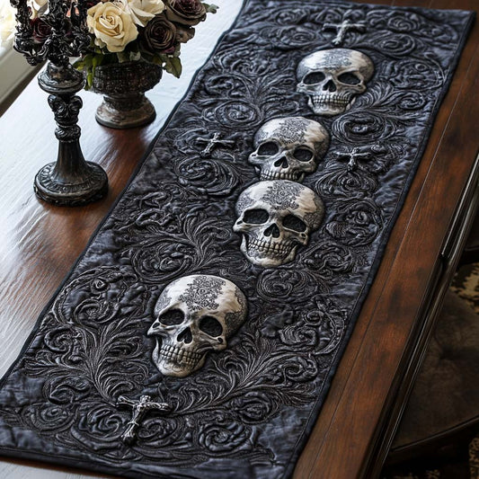 Ghostly Grace Quilted Table Runner NCU0NT7960