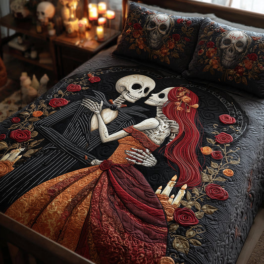 Ghostly Romance Quilted Bedding Set NCU0TH3228