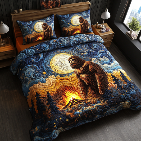 Giant Footprint Quilted Bedding Set NCU0DV4854