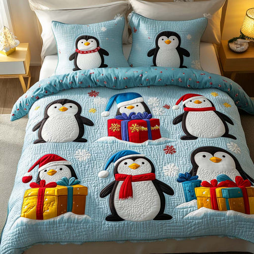 Gift Delight 3-Piece Quilted Bedding Set NCU0NT2362