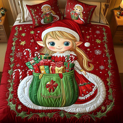 Gift Of Joy 3-Piece Quilted Bedding Set NCU0NT2102