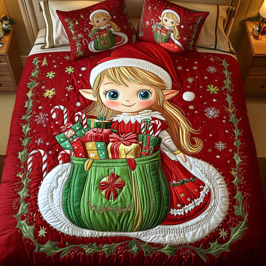 Gift Of Joy 3-Piece Quilted Bedding Set NCU0NT2102