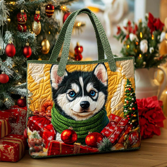 Gift Pup Quilted Tote Bag NCU0NT9717