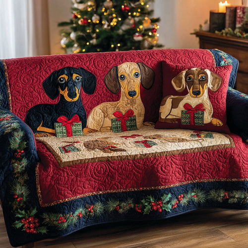 Gifted Little Paws Quilted Sofa Cover NCU0TV939