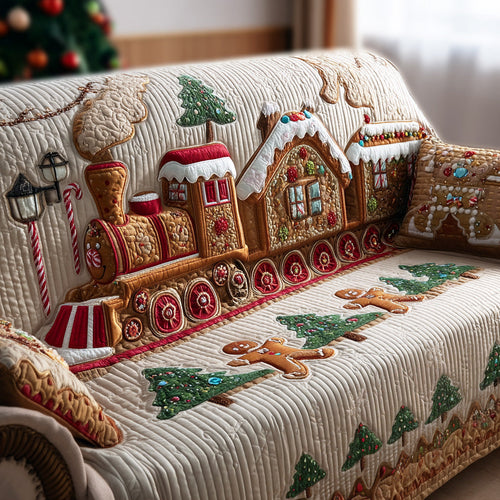 Ginger Dreams Quilted Sofa Cover NCU0TD1899