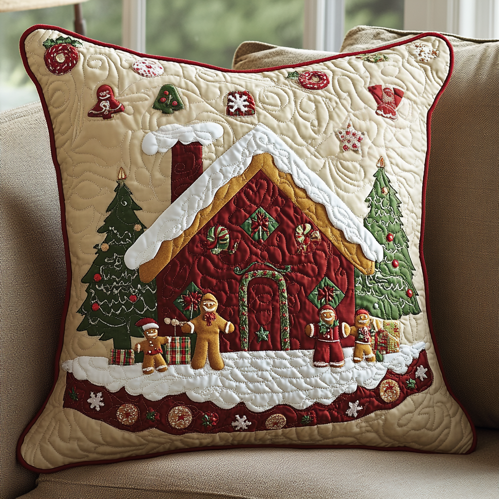 Ginger House Quilted Pillow Case NCU0VH599