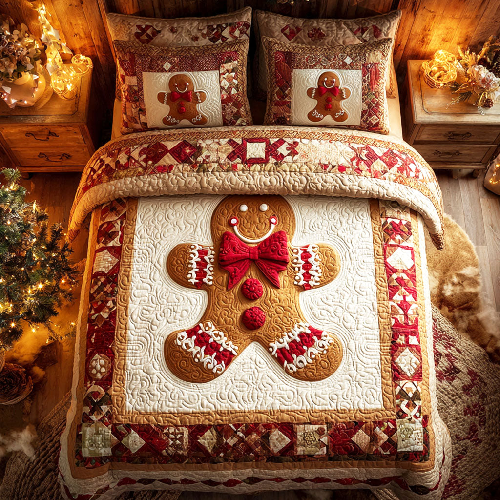 Ginger Joy 3-Piece Quilted Bedding Set NCU0TV271