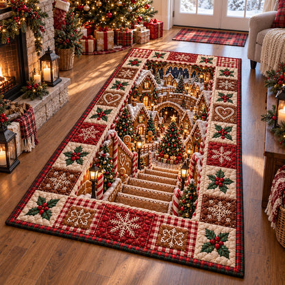 Gingerbread Christmas Stairway Area Rug NCU0DV10270