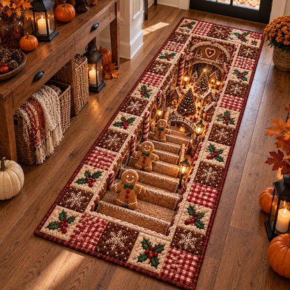 Gingerbread Holiday Stairway Runner Carpet NCU0DV10215