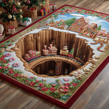 Gingerbread Village Area Rug NCU0TD1868
