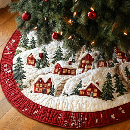 Giving Season Christmas Quilted Tree Skirt NCU0NT11091