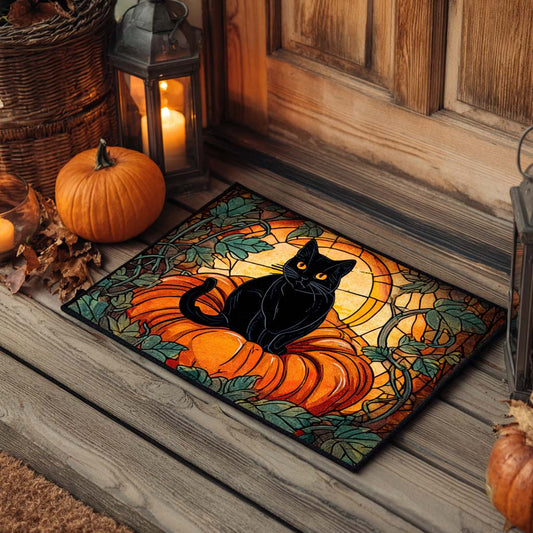 Glass Cat Glow Doormat NCU0XD864