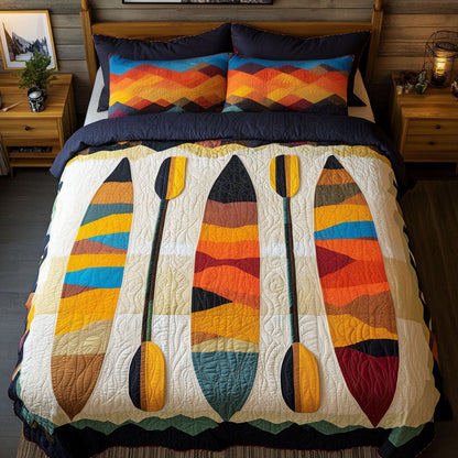 Glide Journey 3-Piece Quilted Bedding Set NCU0PT7088