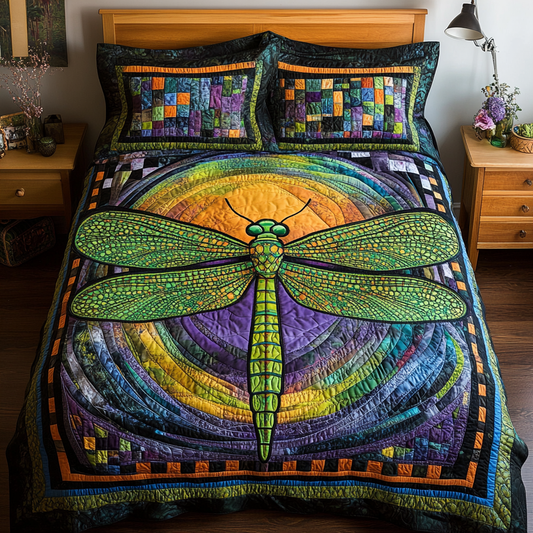 Gliding Jewel 3-Piece Quilted Bedding Set NCU0DK5315