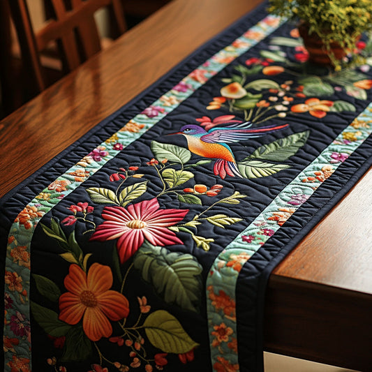 Glimmering Wings Quilted Table Runner NCU0PT6734