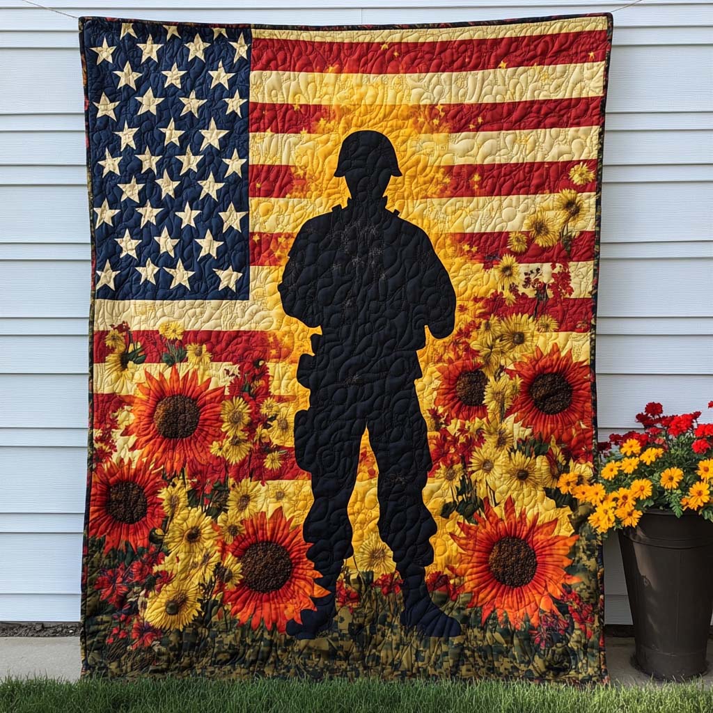 Glory and Grit Quilted Blanket NCU0NT7623