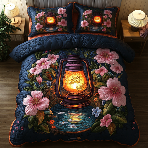 Glow Breeze 3-Piece Quilted Bedding Set NCU0DK6191