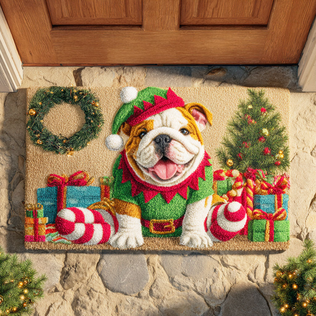 Glow Bulldog Doormat NCU0TD714