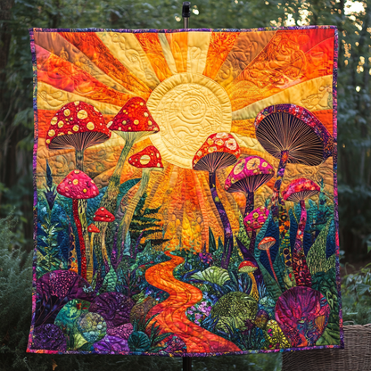 Glowing Grove Quilted Blanket NCU0VH3583