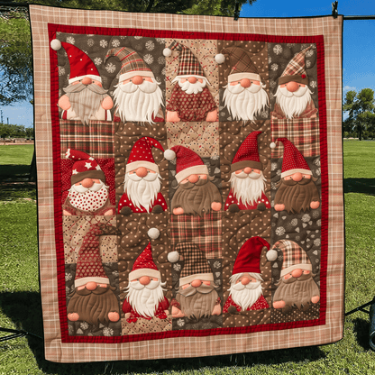 Gnome Cottage Quilted Blanket NCU0TH1030