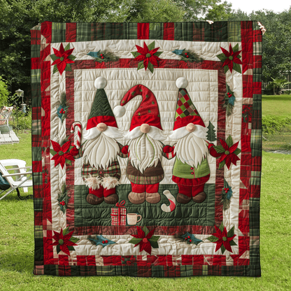 Gnome Parade Quilted Blanket NCU0TH1035