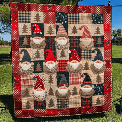 Gnome Village Quilted Blanket NCU0TH1037