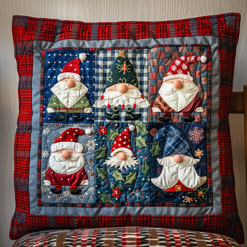 Gnome Cheer Quilted Pillow Case NCU0TL620