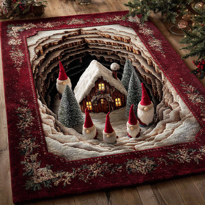 Gnome Christmas Village Area Rug NCU0HH1140