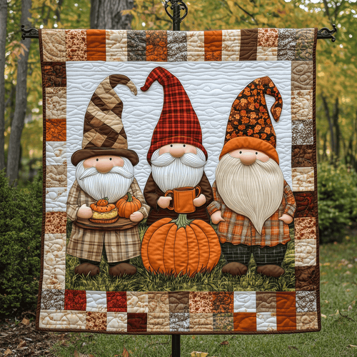 Gnome Grove Quilted Blanket NCU0TH1823