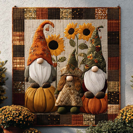 Gnome Harvest Quilted Blanket NCU0NT8934