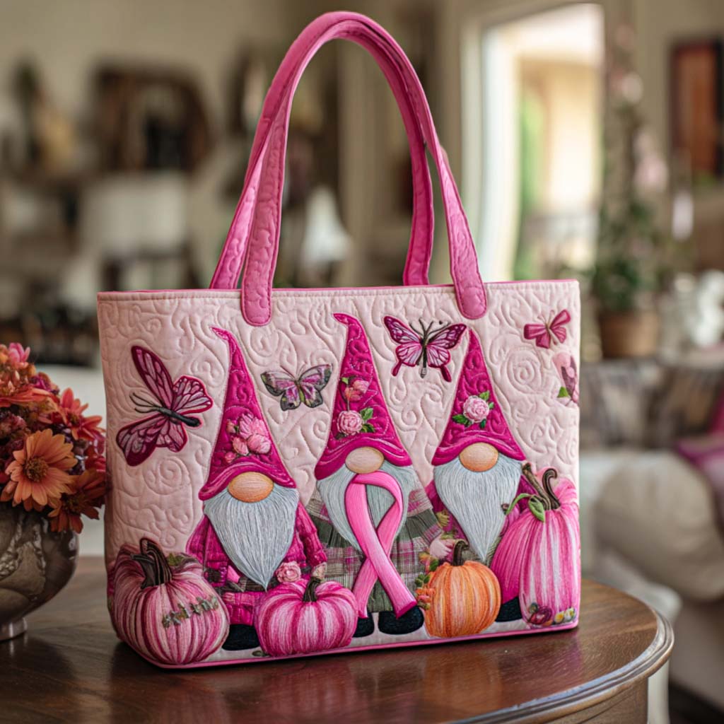 Gnome Hope Squad Quilted Tote Bag NCU0NT9447