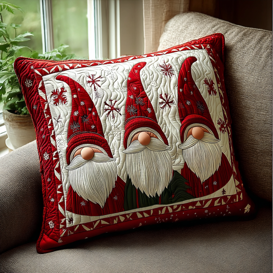 Gnome Joy Quilted Pillow Case NCU0DK10367
