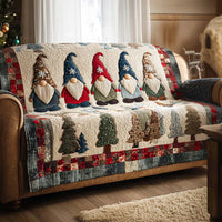 Gnome Parade Quilted Sofa Cover NCU0NT10744