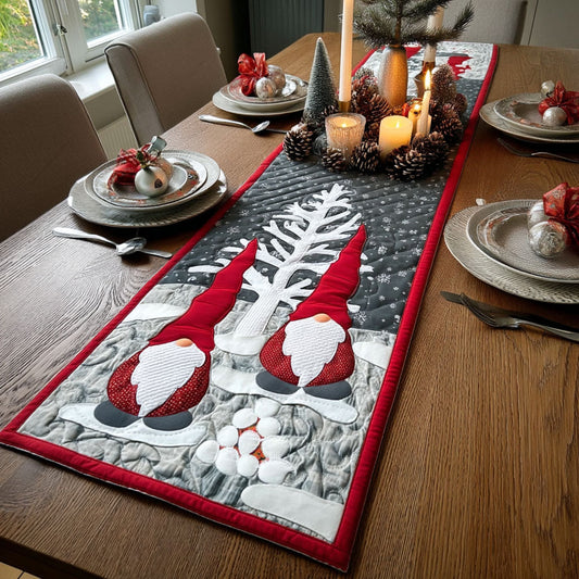 Gnome Solstice Quilted Table Runner NCU0TV290