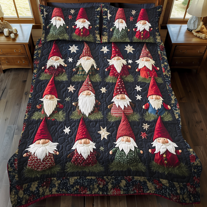 Gnome Stars 3-Piece Quilted Bedding Set NCU0VH290